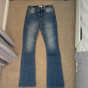 Miss Me Flare Jeans in Classic Blue